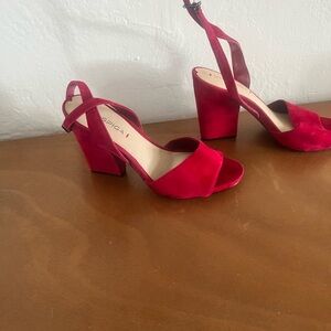 Via Spiga Red Slingback Heels